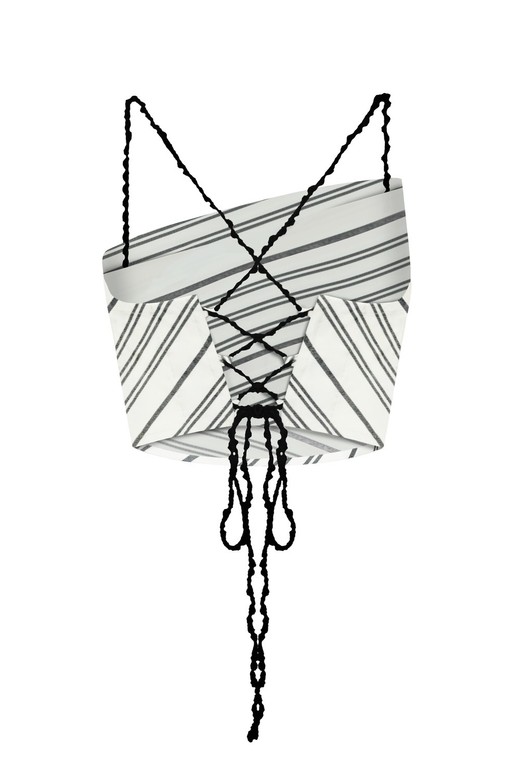 Асиметричний топ в смужку