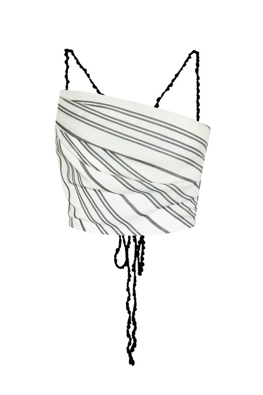 Асиметричний топ в смужку