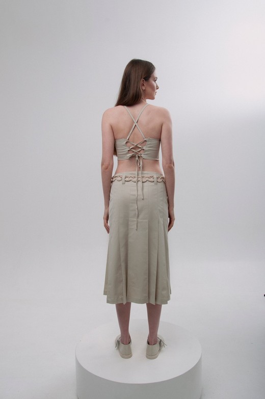 Спідниця зі складками